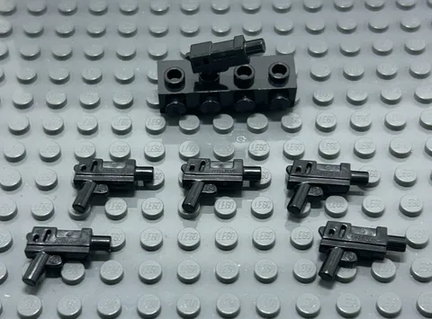 Lego 62885 Black automatic pistol laser pistol Star Wars Batman x6