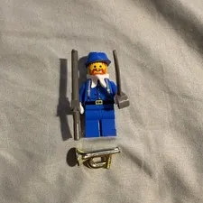 Lego Cavalry Colonel Minifigure with Chrome Bugle, Cutlass, and Rifle Set 6769