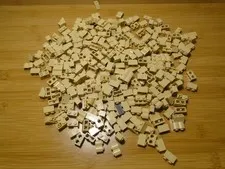 LEGO Tan Sand Building Blocks 1x2 Lot