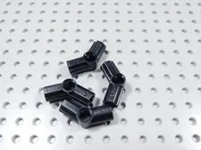 LEGO Lot of 4 Black Technic Axle Pin Connectors #4 BF