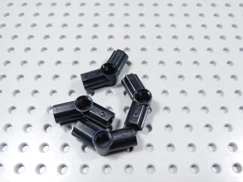 LEGO Lot of 4 Black Technic Axle Pin Connectors #4 BF