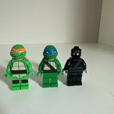 Lego Lot Teenage Mutant Ninja Turtle Leonardo Soldier Michelangelo Minifigure 