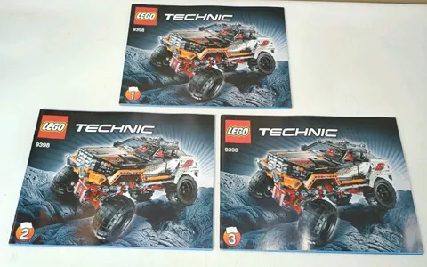 LEGO #9398 - Technic Instruction Books 1, 2 & 3 Manuals Only NEW