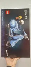 LEGO Icons 10298 Vespa 125 Pastel Blue Scooter Damaged Box - READ DESCRIPTIONS-