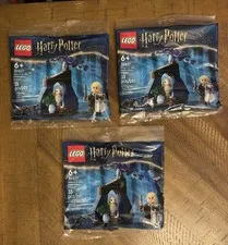 🦉 New! Lot Of 3.. LEGO 30677 HARRY POTTER Poly Bag- DRACO IN  FORBIDDEN FOREST