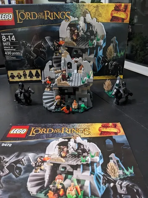 LEGO The Lord of the Rings: Attack on Weathertop (9472) - 99% Complete with Box