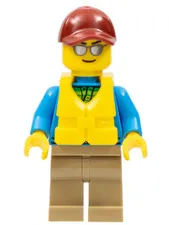 LEGO: Angler Male Dark Tan Legs (cty0714)