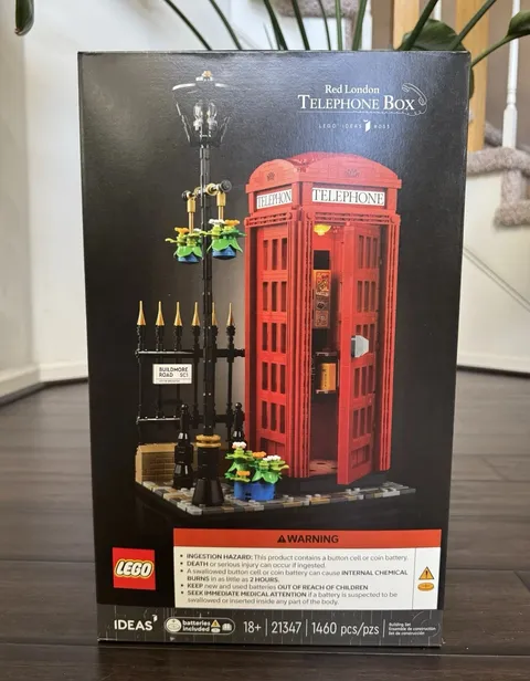 LEGO Ideas: Red London Telephone Box 21347 - BRAND NEW SEALED IN HAND