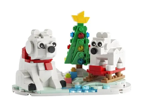 Brand New LEGO 40571 Wintertime Polar Bears Set NIB