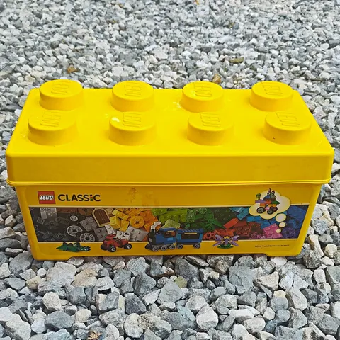 LEGO Classic Yellow Stackable Storage Brick Box for LEGO Classic MPN 10698