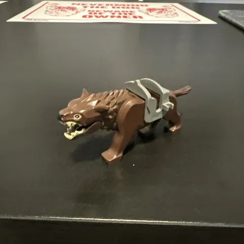 LEGO The Hobbit Lord of The Rings 79012 Dark Brown Warg With Black Nose Mirkwood