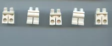 LEGO x 5 Minifigure White Hips and Legs Plain 970c00