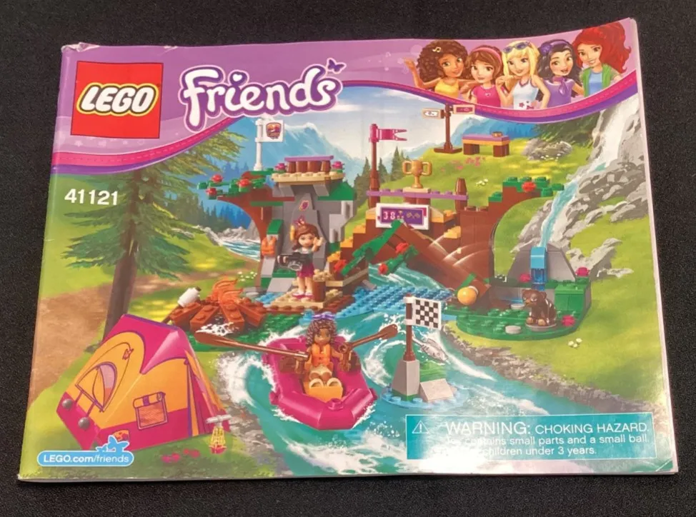 Lego Friends Instruction Manual Set 41121 Adventure Camp Rafting 2016 Andrea