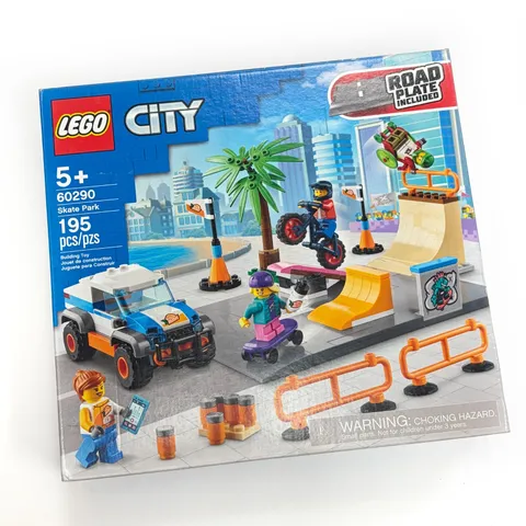 LEGO City Skate Park 60290 Complete Set 195 Pieces Sealed Retired