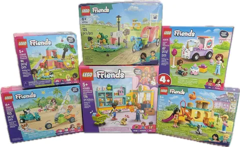 Friends Lego Sets Lot of 6-NEW IN SEALED BOX 42680 42675 42640 42641 42612 41738