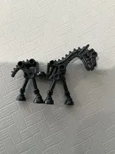 Lego Skeleton Horse Lot. Black Skeleton Horse Lot. lego castle used.
