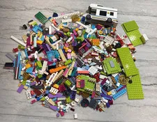 LEGO Bulk Mixed Lot 2 Pounds Random Mixed Pieces Bricks Friends RV