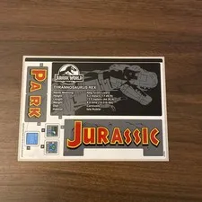 LEGO 75936 Jurassic Park: T Rex Rampage -- NEW STICKER SHEET ONLY -- 2019 World