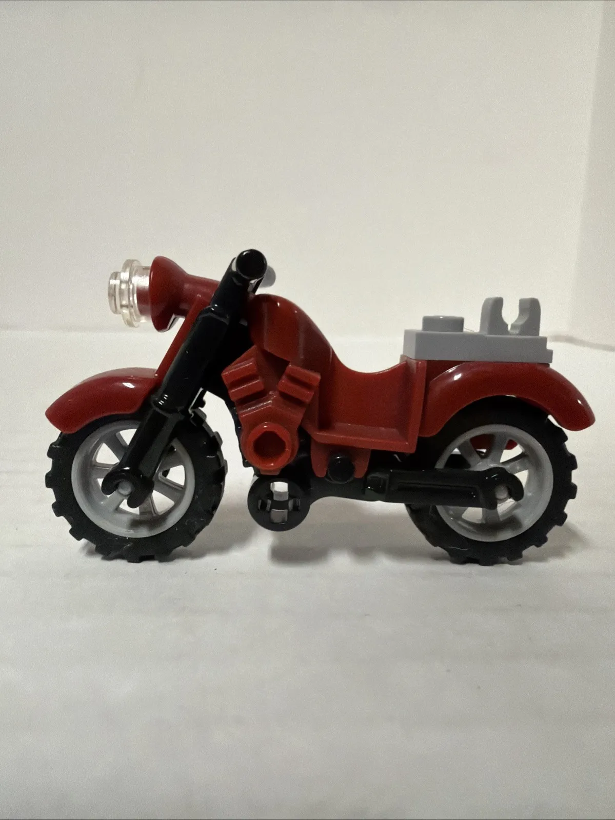 Lego Minifigure Vintage Motorcycle Dark Red & Black New 76017 76047 85983c01