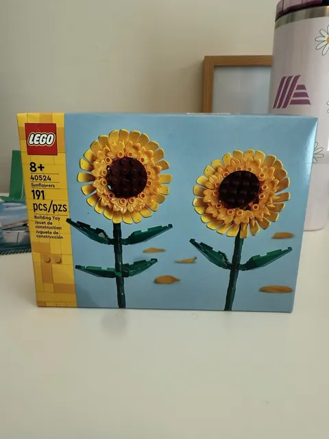 LEGO Botanicals Sunflowers 40524 Set 191pcs Brick Separator Included