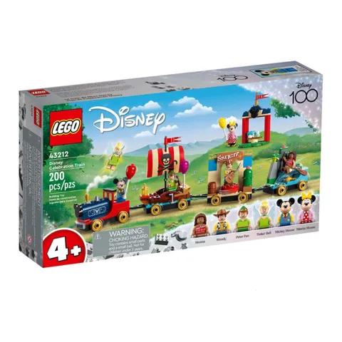 LEGO 43212 Disney 100 Disney Celebration Train Woody Moana Tinker Bell Mickey