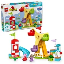 LEGO DUPLO 10453 Peppa Pig Funfair Ferris Wheel Toy Set Candy Cat Danny Dog New