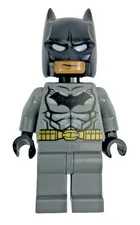 LEGO Batman Minifigure Dark Gray Suit DC Super Heroes 71200 Missing Cape