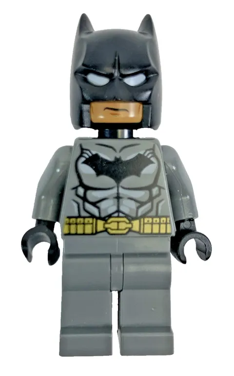 LEGO Batman Minifigure Dark Gray Suit DC Super Heroes 71200 Missing Cape