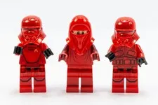 LEGO Star Wars Sith Trooper Minifigure Bundle x 3 Rise of Skywalker Red Guard