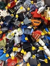 LEGO Minifigure Parts 5 random figures with accessories, read description
