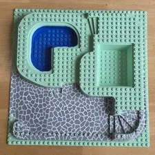 1992 LEGO 6416 POOLSIDE PARADISE 6092-PX2 RAISED BASEPLATE 32x32
