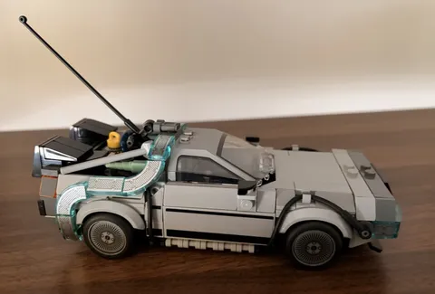 Lego Speed Champions Time Machine From Back To The Future (77256) AS-IS