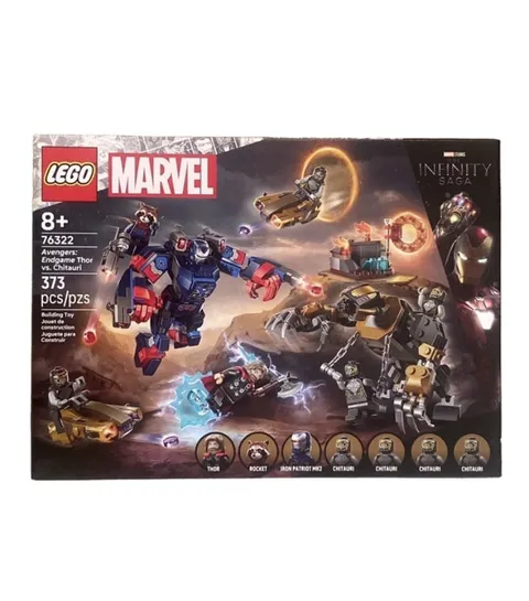 LEGO Marvel Avengers 76322 Infinity Saga New Sealed Box Thor Rocket 7 Minifigs