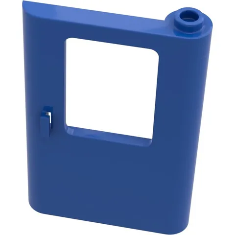 LEGO Blue Door 1 x 4 x 5 Train Right, Thin Support at Bottom inv.629