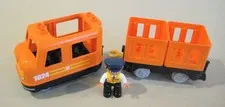 Lego Duplo 10875 Motorized Locomotive Cargo Train Car & Figure Parts & Pieces