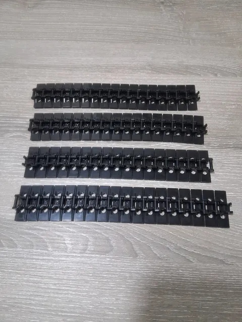 Lego Lot Of 69 Black Technic Tread Links 3873 Crane Tank Tracks Brand New Toys