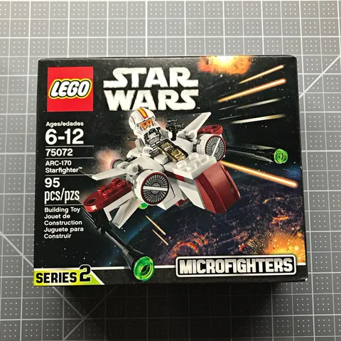 LEGO Star Wars Microfighters Arc-170 Starfighter 75072 95pc Box No Minifig