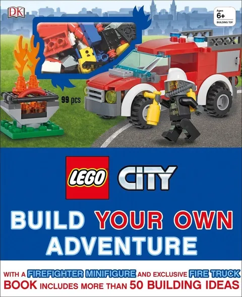 LEGO City: Build Your Own Adventure: With a Firefighter Minifigure and Exclusive