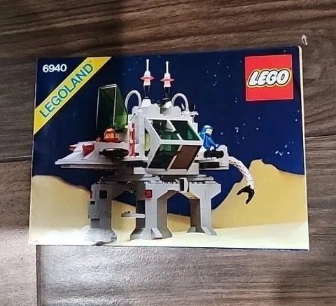 Vintage LEGO Space 6940 Alien Moon Stalker Instruction Manual Only 