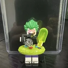 LEGO The Joker Minifigure w/ Lime Green Pool Float & Popsicle