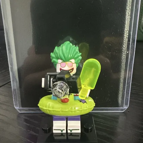 LEGO The Joker Minifigure w/ Lime Green Pool Float & Popsicle