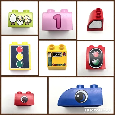 Lego Duplo PRINTED BLOCKS BRICKS Replacement Parts Pieces **YOUR CHOICE**