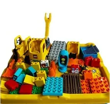 Lego Duplo Mixed Lot Big Trucks Construction FIgures Front Loader. 45 Pieces.