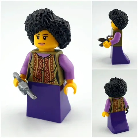 MOC from LEGO® Parts Oriental Dressmaker #2 | Medieval | Fits 10332 71047