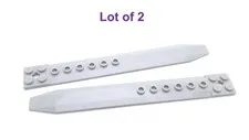 Lego 2x16 Plate with Angled Side Extensions and Axle Hole Rotor Blade