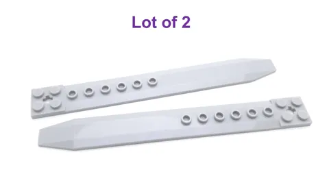 Lego 2x16 Plate with Angled Side Extensions and Axle Hole Rotor Blade