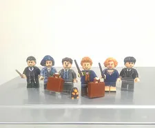 LEGO Fantastic Beasts Newt Scamander Grindelwald Character Minifigure Lot of 6