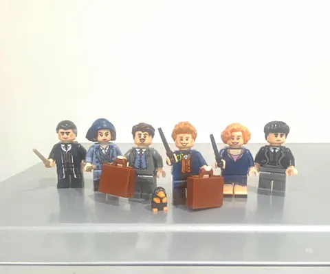 LEGO Fantastic Beasts Newt Scamander Grindelwald Character Minifigure Lot of 6