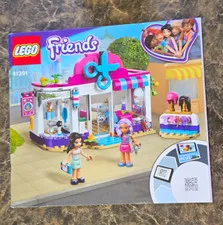 LEGO Friends Heartlake City Hair Salon 41391 Instruction Manual Booklet English