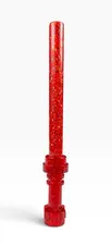 Official Lego Unreleased Color Monochrome Trans Red Glitter Minifig Lightsaber